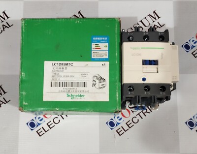 SCHNEIDER ELECTRIC LC1D95 M7C POWER CONTACTOR 95A VOLTAGE 220VAC