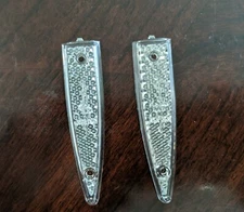  MURRAY ELIMINATOR VINTAGE BICYCLE FORK REFLECTORS - PAIR NOS - SEARS SCREAMER