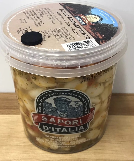 Italian Marinated Garlic Cloves 3kg Product of Italy Vegetarian Vegan