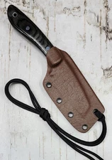 KYDEX NECK SHEATH for TRUE SABER OTTAWA DAH TSB005, LEFT HAND, HANDMADE, TSKY013