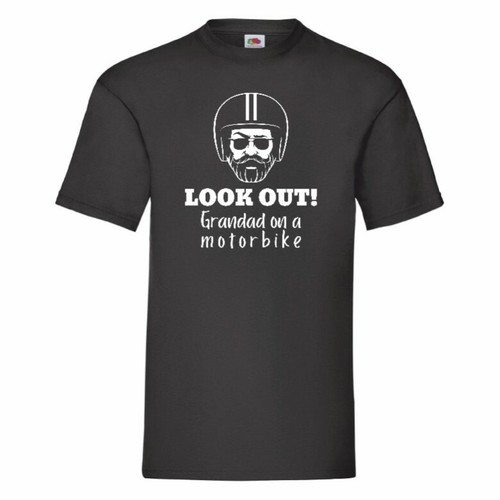 Look Out Grandad On A Motorbike T-Shirt Small-2XL - Picture 13 of 28