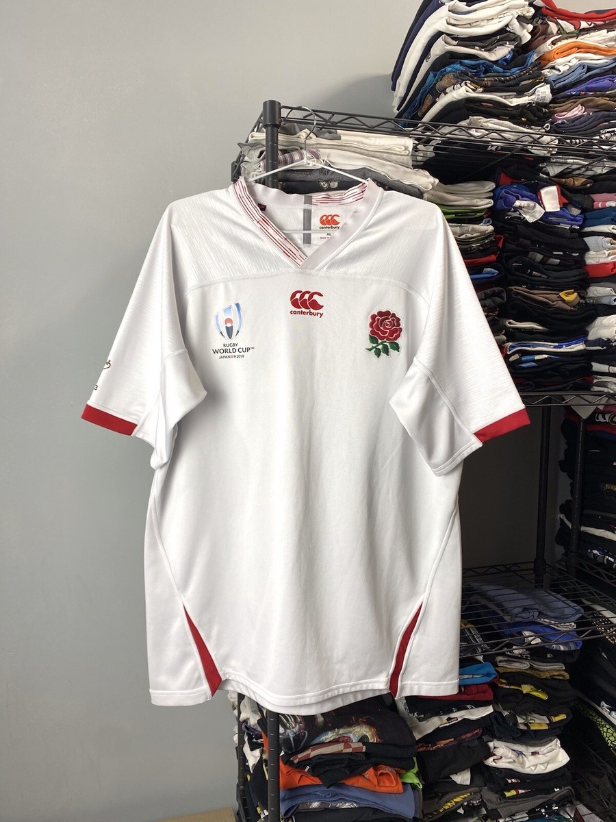 CANTERBURY - 2019ラグビーワールドカップユニフォームXL イングランド Canterbury England Rugby World Cup Japan 2019 Jersey White