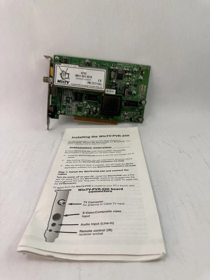 Haupauge WinTV-PVR 250 Personal Video Recorder Vintage - Image 2 of 4