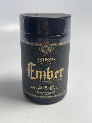 Ambrosia Ember Fat Burner & Appetite Support Supplement 30 Tabs Exp 12/25 Sealed