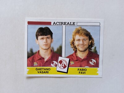 FIGURINE FOOTBALLERS PANINI 1994/95 ACIREALE VASARI/FAVI n 367 FROM RECOVERY