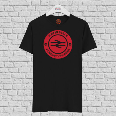 Herren in schwarz Bio schwarz Baumwolle T-Shirt Geschenk für Fans von Manchester United
