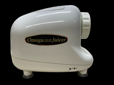 Omega Juicer Model 8003 Motor Base Unit Only, White, 150W , Runs Great