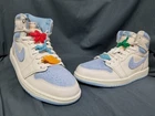 Jordan 1 Retro High OG Pale Ivory Psychic Blue Women's Size 10 NEW NO BOX!