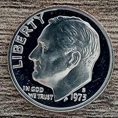 1973-S Proof Roosevelt Dime ~ Free Shipping!