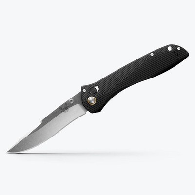 Benchmade Seven Ten 710-25, 390M Klingenstahl, Aluminiumgriff schwarz, Axis-Lock