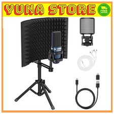 TONOR Studio Recording Microphone with Isolation Shield Set for PC Laptop