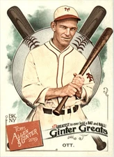 2019 Topps Allen and Ginter Ginter Greats #GG29 Mel Ott - BB