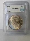 1921 Morgan Silver Dollar ICG MS 65