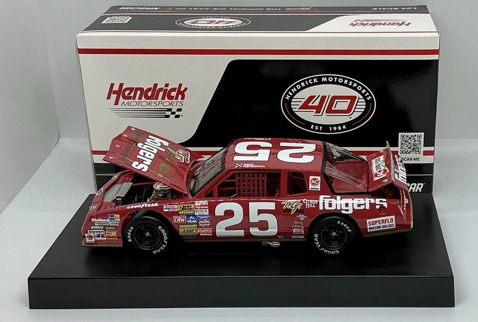 1987 1/24 #25 Rick Hendrick “ Folgers “ Monte Carlo 1 of 780 Same Day Shipping - Image 3 of 4