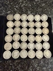 36 Silver Barber Dimes $3.60 Face Various Mix Dates 1892–1916 90% Silver Lot