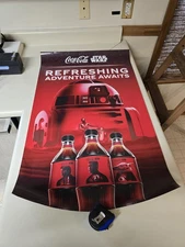 Star Wars Coca Cola 2025 Window Cling Vinyl Giant New Rare 