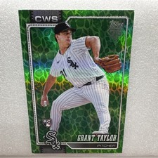 Topps 2026 Series 1 Grant Taylor Rookie #49 Chicago White Sox Green Parallel