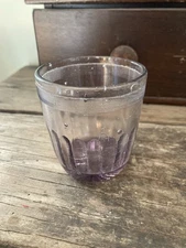 Vintage Purple Depression Glass Juice Glass Cup