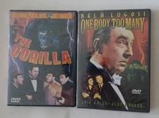 2 Bela Lugosi Movies Brand New DVDs Sealed Cult Fun Gorilla One Body Too Many