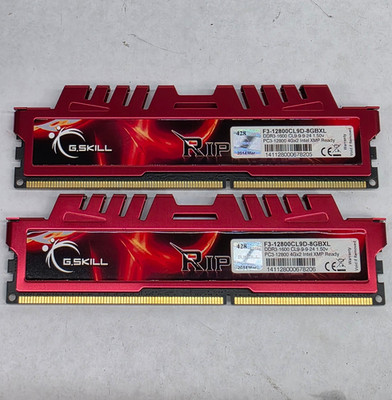 G.SKILL RIPJAWS X DDR3 8GB RED (2 x 4GB) 1600MHz PC3 Desktop Memory RAM