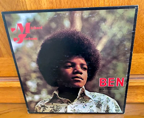 Michael Jackson Ben vinyl record 1st Press 1972 Ultrasonic Clean EX+/NM