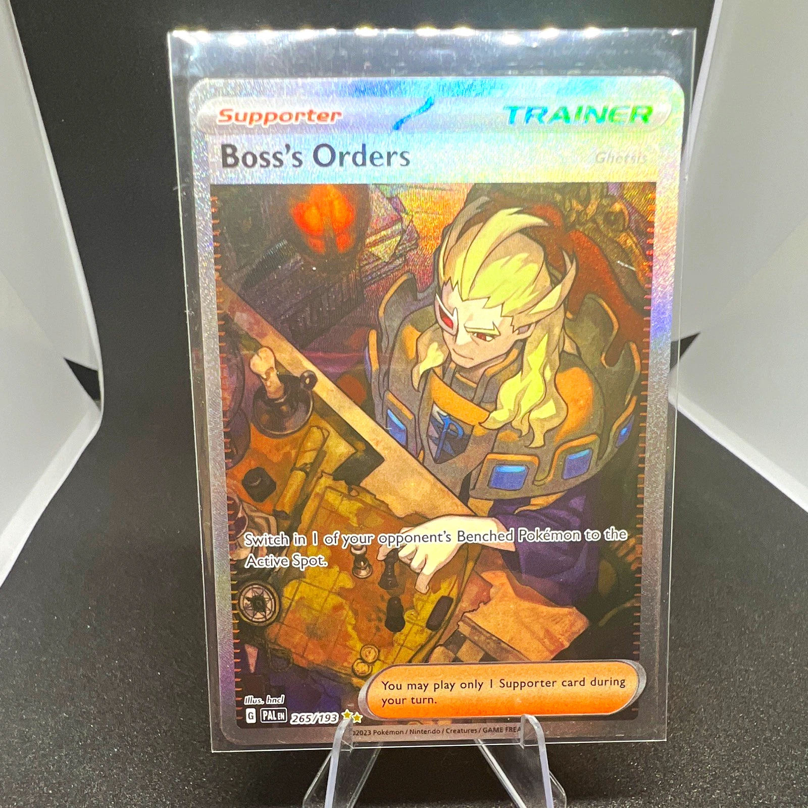 Boss's Orders (Ghetsis) - Paldea Evolved #265 Price & Value