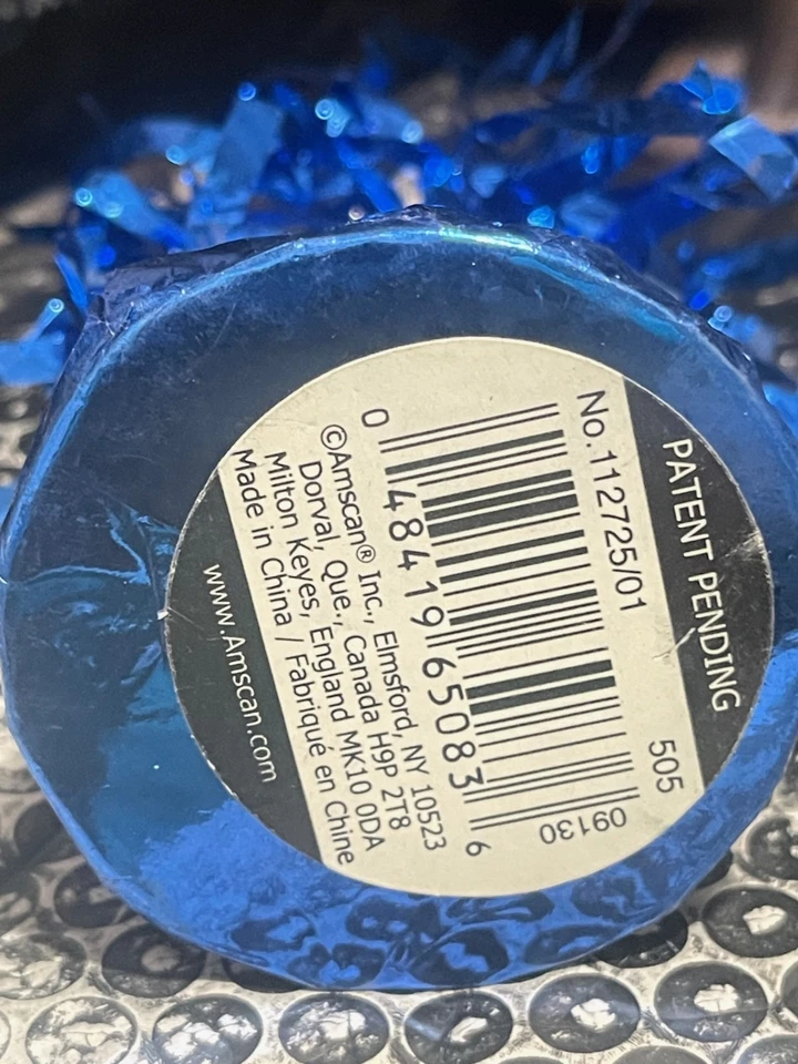 Amscan 4 Globo Azul Peso Fiesta Decoración Banquetes Cumpleaños Duchas GraduaciónR8 Foto 4 de 4