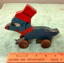 Jenny Wren Ready Mix Flour Wood Toy Dog