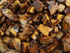 2000 Carats of Tiger Eye Rough + a very nice FREE faceted Gemstone