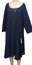 Avenue Women's Dress Stretch 3/4 Sleeve Navy Size 22/24