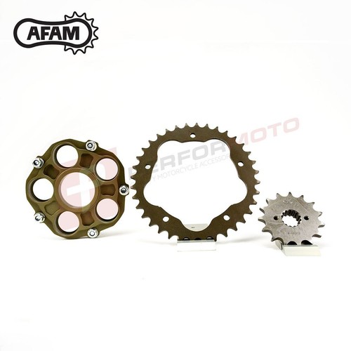 AFAM Steel / Hard Anodised Sprocket kit Ducati 1000 Panigale V4R (520) 2019-2021 - Picture 2 of 3