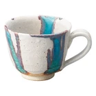 Shigaraki yaki ware Japanese pottery coffee tea cup Mug glacier glaze japan