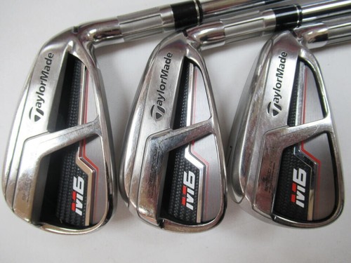 (Taylormade) Iron Set 6Piece M6 5-9,Pw Flex Stiff Shaft REAX 85 Steel Used Japan - Picture 2 of 24
