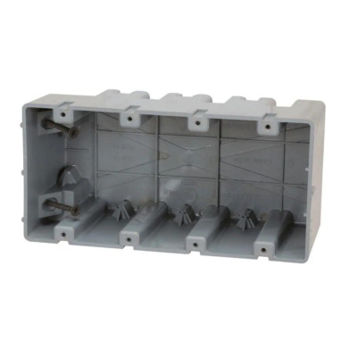 Smart Box 4-Gang Adjustable Depth Device Box