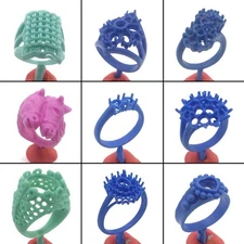 9 Rings Wax Casting Patterns Molds for Lost Wax Casting WRB191 Kings Crown