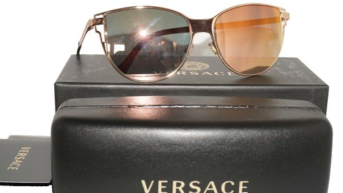 Versace Sunglasses MOD.4458-F 314/87 Thick White Gold Cat Eye Frames Gray Lenses Versace VE 4458 White/Grey (314/87) Sunglasses | eBay main image 2