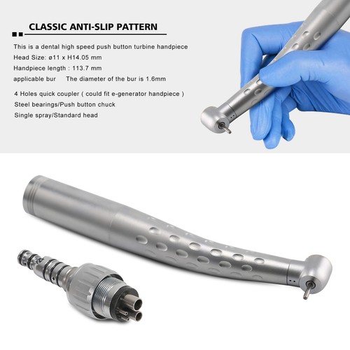 1-10 Dental High Speed Handpiece Turbine/4Hole Quick Coupler Fit KaV - Picture 44 of 63