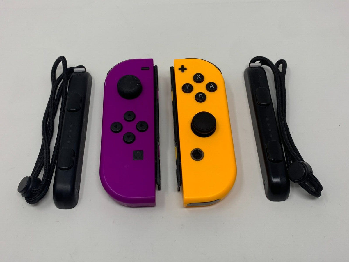 Original Nintendo Switch Joy Con Controller Neon Purple/Neon