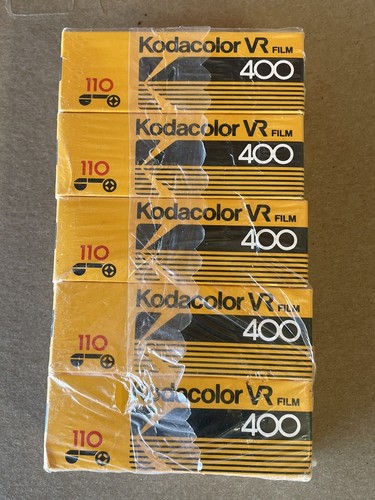 5- BOXS ,KODAK KODA COLOR VR FILM 400 CM NEVER OPENED!