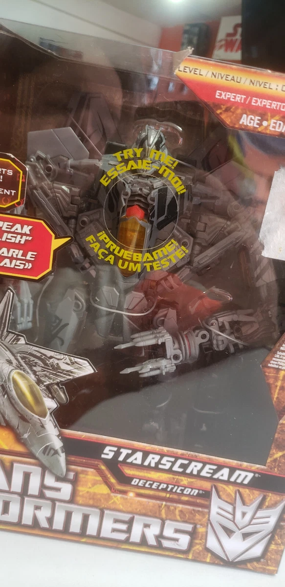 Transformers - Electronic Starscream F-22 w/Firing Missiles - NIB