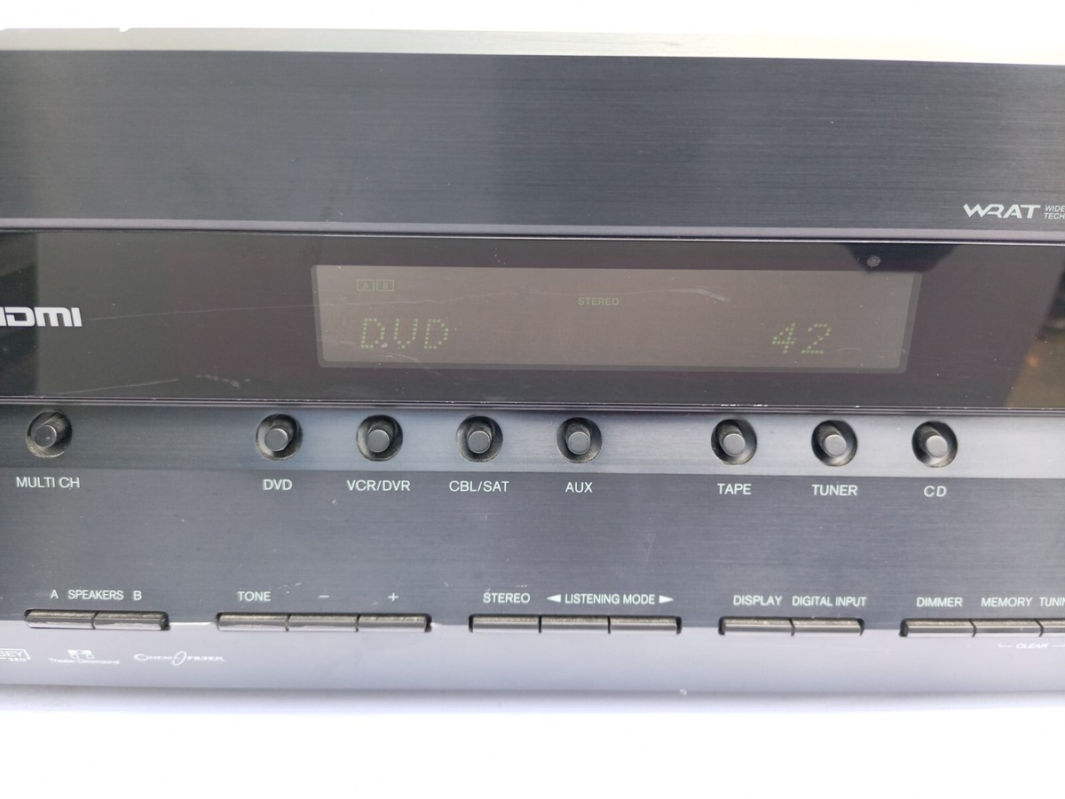 WORKS ONKYO TX-SR505 7.1 CHANNEL HOME THEATER RECEIVER