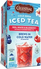 Celestial Seasonings Cold Brew Red, White & Blueberry Herbal Iced Tea - 18 bags