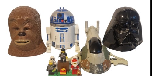 Chewbacca / Endor, R2-D2 / Palace, Darth Vader / Bespin, Slave 1 / Tatooine (J9) - Imagen 2 de 12