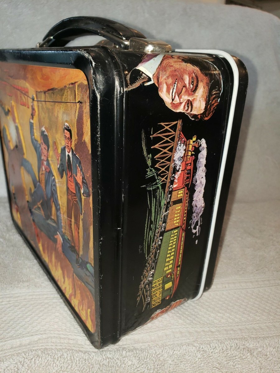 1969 THE WILD WILD WEST Lunchbox EXCELLENT Aladdin Western Robert