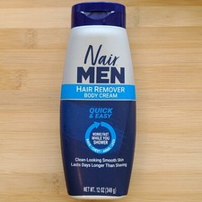 Nair Men Body Cream Hair Remover Body Hair Removal Cream 12 oz
