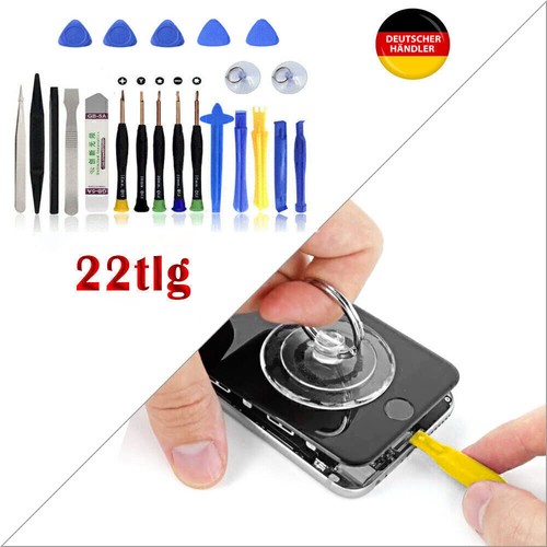 22 in 1 Reparatur Öffnungs Werkzeug Set Reparatur Display Akku Smartphone Handy - Bild 8 von 12