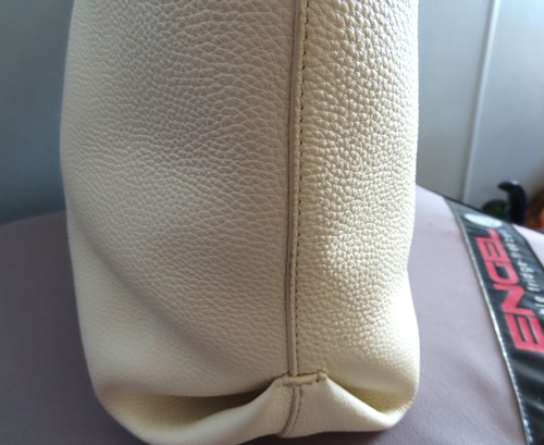 Oroton Margot Rare egg shell Large tote bag shopper ex cond genuine leather bag - Picture 18 of 23