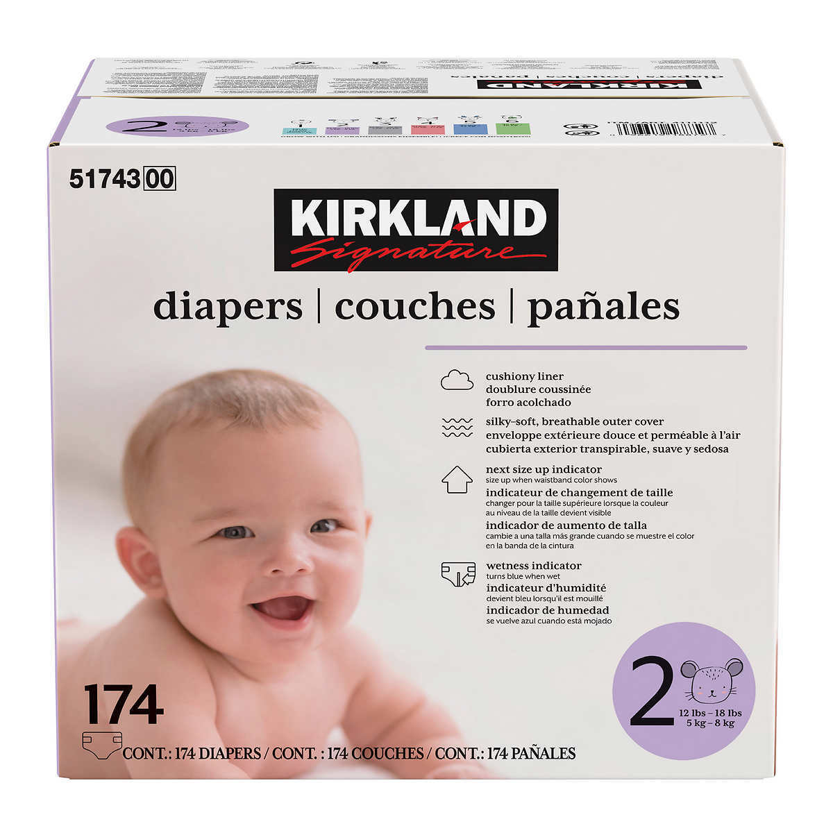 kirkland diapers size 4 price