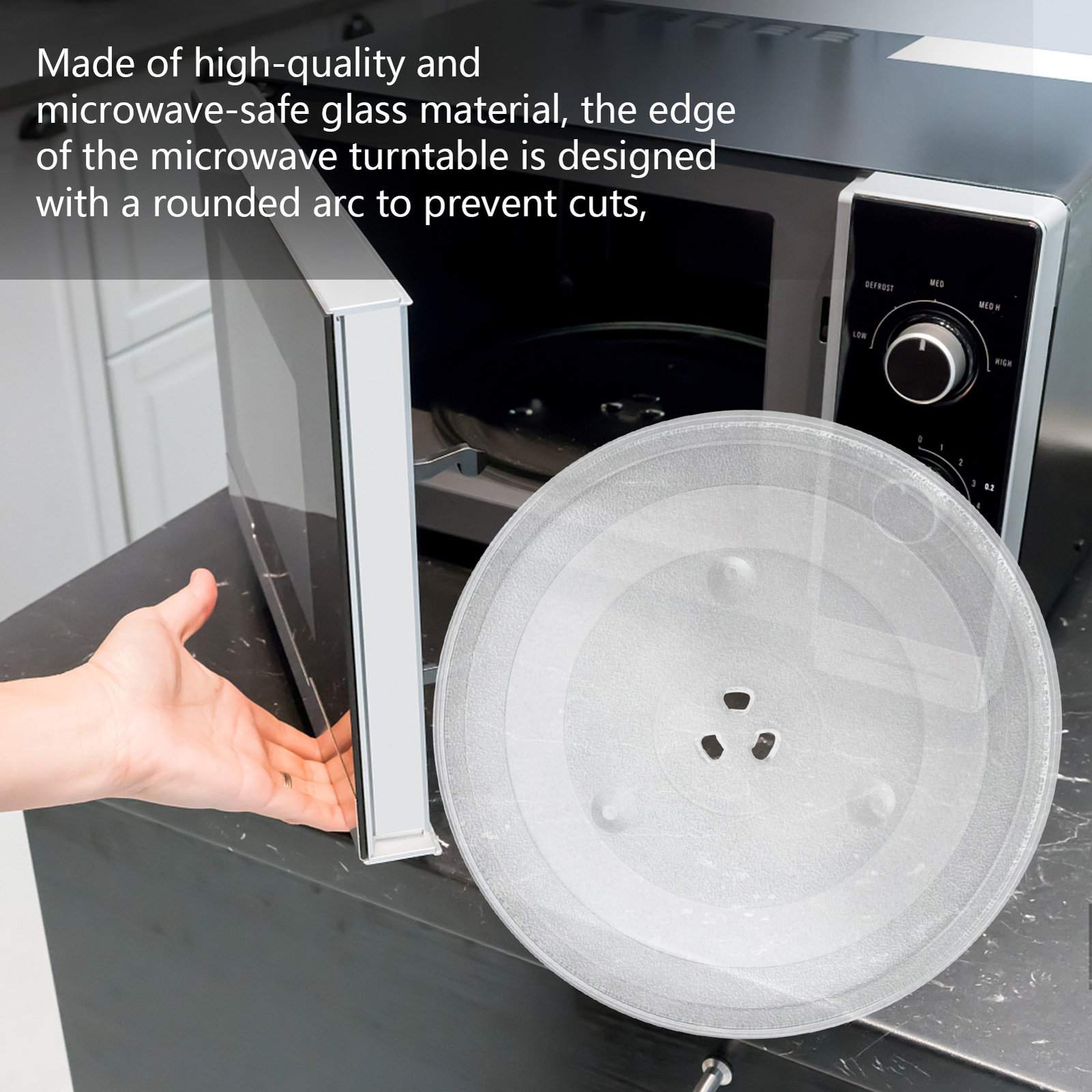 Universal Glass Turntable Plate For Microwave Ovens Plate Turntable