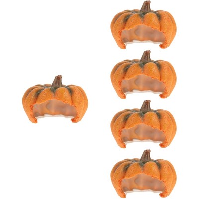  Set of 5 Kürbis-Versteck-Haus Aquarium Höhle Eidechsen-Tankdekorationen